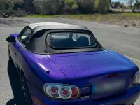 Gebraucht Mazda MX5 110 PS (80 kW) 1999 Violet Cabrio