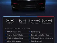 Gebraucht BMW X6 M50 Sport Line 381 PS (280 kW) 2016 Schwarz SUV