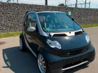 Gebraucht Smart ForTwo Cabrio Brabus 71 PS (52 kW) 2004 Schwarz Cabrio