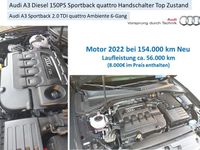 Gebraucht Audi A3 150 PS (110 kW) 2014 Braun Limousine