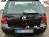 Gebraucht VW Golf IV 2003 Schwarz Kleinwagen