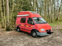 Gebraucht Ford Transit 69 PS (50 kW) 1997 Rot Van