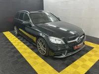 Gebraucht Mercedes C220 AMG line 195 PS (143 kW) 2018 Smaragdgruen  metalliclack Kombi