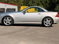 Gebraucht Mercedes SLK200 163 PS (119 kW) 2003 Silber Cabrio