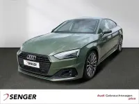 Gebraucht Audi A5 Sportback Advanced Plus 265 PS (194 kW) 2022 Distriktgrün metallic Kleinwagen