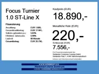 Gebraucht Ford Focus ST-Line X 125 PS (91 kW) 2023 Polarsilber metallic Kombi