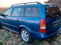 Gebraucht Opel Astra 101 PS (74 kW) 2002 Blau Kombi