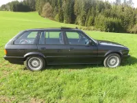Gebraucht BMW 320 129 PS (94 kW) 1988 Schwarz Kombi