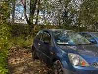 Gebraucht Ford Fiesta 70 PS (51 kW) 2007 Blau Kleinwagen