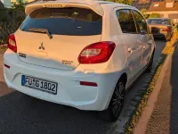 Gebraucht Mitsubishi Space Star 80 PS (58 kW) 2018 Weiß Kleinwagen
