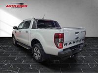 gebraucht Ford Ranger RangerDoppelkabine 4x4 Wildtrak Bluetooth Navi LED Vollleder Klima Einparkhilfe
