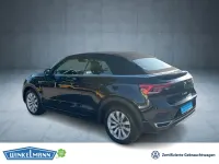 Gebraucht VW T-Roc Cabriolet R-line 150 PS (110 kW) 2021 Schwarz Cabrio