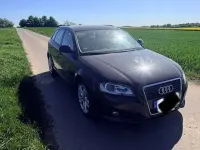 Usata Audi A3 Attraction 105 CV (77 kW) 2009 Nero Utilitaria