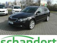 Gebraucht Skoda Superb Exclusive 170 PS (125 kW) 2014 Schwarz metallic Kombi