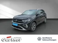 Gebraucht VW T-Cross Style 116 PS (85 kW) 2024 Schwarz (deep black perleffekt) SUV