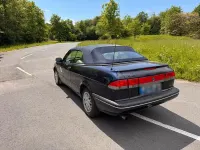 Gebraucht Saab 900 Cabriolet 150 PS (110 kW) 1996 Blau Cabrio