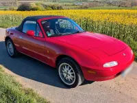 Gebraucht Mazda MX5 90 PS (66 kW) 1997 Rot Cabrio