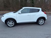 Gebraucht Nissan Juke Acenta 110 PS (80 kW) 2011 Weiß SUV