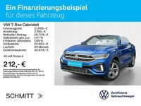 Gebraucht VW T-Roc Cabriolet R-line 150 PS (110 kW) 2024 Ravennablau metallic/schwarz Cabrio