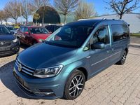 Second-hand VW Caddy Maxi Highline 150 CP (110 kW) 2017 Verde Monovolum