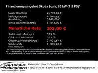 Gebraucht Skoda Scala Selection 116 PS (85 kW) 2024 Graphite grau Kleinwagen