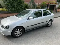 Gebraucht Opel Astra 86 PS (63 kW) 2003 Silber Coupé