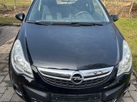 Gebraucht Opel Corsa Edition 69 PS (50 kW) 2012 Schwarz Kleinwagen