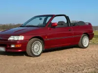 Gebraucht Ford Escort Cabriolet 105 PS (77 kW) 1991 Rot Cabrio