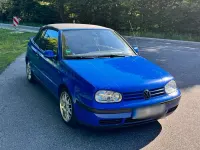Gebraucht VW Golf 90 PS (66 kW) 2001 Blau Cabrio