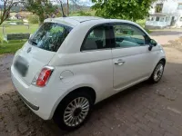 Gebraucht Fiat 500 Lounge 86 PS (63 kW) 2013 Weiß Kleinwagen