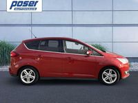 Gebraucht Ford C-MAX Titanium 125 PS (91 kW) 2017 Rot Van / Kleinbus