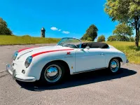 Brugt Porsche 356 60 HK (44 kW) 1956 Hvid Cabriolet