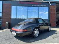 Gebraucht Porsche 911 Carrera 4 Cabriolet 250 PS (183 kW) 1990 Satinschwarz metallic Cabrio