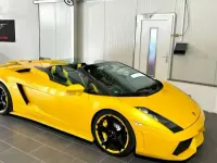 Second-hand Lamborghini Gallardo 519 CP (381 kW) 2007 Galben Cabrio