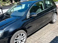 Gebraucht VW Golf VI Trendline 80 PS (58 kW) 2009 Schwarz Kleinwagen