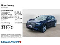 Second-hand Audi Q4 e-tron Sport 150 kW (204 CP) 2022 Albastru SUV