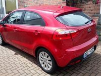 gebraucht Kia Rio Signalrot-Metallic, Edition 7, Benzin, 63 kW, 1248 ccm