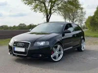 Brugt Audi A3 S-Line 170 HK (125 kW) 2007 Sort Hatchback