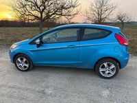 Gebraucht Ford Fiesta 59 PS (43 kW) 2009 Blau Kleinwagen