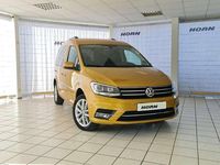 Gebraucht VW Caddy Highline 131 PS (96 kW) 2020 Sandstorm yellow metallic Van / Kleinbus