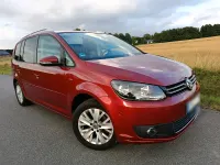 Gebraucht VW Touran 105 PS (77 kW) 2013 Rot Van / Kleinbus