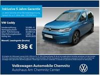Neu VW Caddy Goal 122 PS (89 kW) 2025 Blau (costa azul metallic) Van / Kleinbus