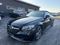 Gebraucht Mercedes C200 AMG 197 PS (144 kW) 2019 Schwarz/baltic black Cabrio