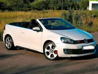 Gebraucht VW Golf Cabriolet GTI 211 PS (155 kW) 2013 Weiß Cabrio