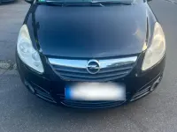 Gebraucht Opel Corsa 2007 Schwarz Kleinwagen