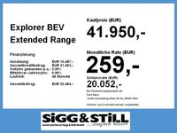 Neu Ford Explorer Extended Range 210 kW (286 PS) 2026 Frost weiß SUV