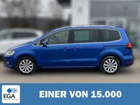 Gebraucht VW Sharan Highline 150 PS (110 kW) 2019 Blau metallic Van / Kleinbus