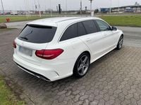 Gebraucht Mercedes C220 AMG line 170 PS (125 kW) 2016 Weiß Kombi