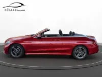 Gebraucht Mercedes C180 AMG line 156 PS (114 kW) 2021 Hyazinthrot  metalliclack Cabrio