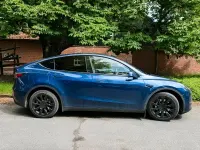 Brugt Tesla Model Y Long Range AWD 378 kW (514 HK) 2021 Blå SUV